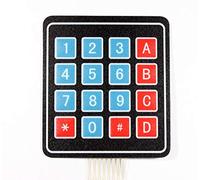 Paradisetronic.com Clavier à Membrane, Matrice 4x4, 16 Boutons, Clavier à Membrane 3.3V 5V Compatible avec Arduino, Raspberry Pi9