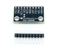 Paradisetronic.com Module ICM-20948, accéléromètre, gyroscope et magnétomètre à 3 axes, 9DOF, I2C, SPI, mise à niveau MPU-9250
