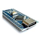 Paradisetronic.com Module Nano V3.0, Carte de développement Compatible Arduino avec microcontrôleur Microchip/Atmel, 5 V, 16 MHz, contrôleur USB CH340G (USB-C)
