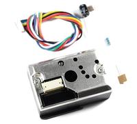 Paradisetronic.com Sharp GP2Y1010AU0F Capteur de poussière fine avec câble de raccordement | Détection facile des particules | Capteur de qualité de l'air ambiant, par exemple pour Arduino