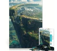 Paradisiacal Altitude Puzzle pour Adolescents de 1000 pièces Jeu de réflexion Atelier d'écriture apaisant et Amusant Objet de Collection (38x52cm)