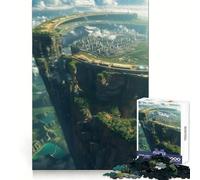 Paradisiacal Altitude Puzzle pour Adolescents de 1000 pièces Jeu de réflexion Atelier d'écriture apaisant et Amusant Objet de Collection (38x52cm)