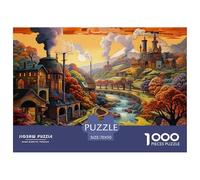 ParadisPuzzle The Art of Colour: We are Better at Home - Flowing Water 1000 Pieces, Full Colour Series, Perfectly Matching Pieces, for Adults and Children from 12 Years 70x50cm/1000pcs