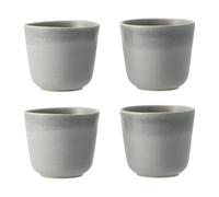 Paradisverkstaden Tasses Morgon Grå. lot de 4 Gris
