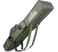 Paradox Fishing Fourreau Canne a Peche I 2/3/4 Compartiments Intérieurs I 120cm 130cm 150cm 160cm 190cm I Sac de Peche - Housse Canne a Peche