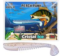 Paradox Fishing Perch Punk 7,5 cm Cristal Ice I 7 pièces I