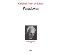 Paradoxes - - Henri de Lubac - Cerf - Livre