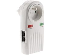 Parafoudre 1 prise Protection téléphone + TV F/F Ø9,52mm (+ 2 raccords SAT M/F)-