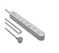 Parafoudre 6 prises Force Power 1,5 m Gris et Blanc