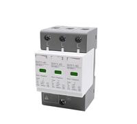 Parafoudre AC SPD 2P 3P 4P 10~20KA/20~40KA/30KA ~ 60KA, dispositif de protection contre la foudre domestique basse tension(3P,30-60KA)