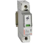 Parafoudre basse tension type T2 - Legrand 412240 - Imax 40kA - 1P 320V 1 module