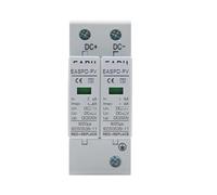 Parafoudre d'alimentation électrique 2P, parafoudre SPD, basse tension, for maison, DC 12V, 24V, 48V, 500V, 800V, 1000V, 40KA(DC12V 10-20KA)