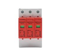 Parafoudre d'alimentation électrique SPD, parafoudre basse tension for maison, 3/4 pôles, protection contre les surtensions, DC 500V 800V 1000V 40KA 60KA(3P,DC1000V 30-60KA)