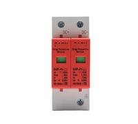 Parafoudre d'alimentation électrique SPD, parafoudre basse tension for maison, 3/4 pôles, protection contre les surtensions, DC 500V 800V 1000V 40KA 60KA(2P,DC500V 20-40KA)