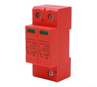 Parafoudre DC 2P pour systèmes PV, DC1000V-SPD appareil de protection avec capacité de dissipation 40 KA, fusible pour installations solaires (2P40kA)