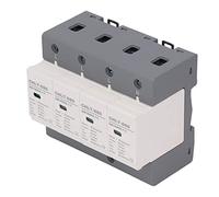 Parafoudre de Tension Premium 4P 40KA à 80KA Dispositif de Protection Haute capacité pour Les systèmes électriques domestiques et de Bureau Coque PC Ignifuge Montage sur Rail 35 mm