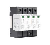 Parafoudre de Type T1+T2 4P Dispositif de Protection Contre Les Surtensions | 20kA-50kA 275VAC parasurtenseur parafoudre domestique Montage sur Rail DIN Protection contre la foudre