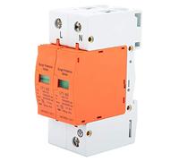 Parafoudre domestique, 2P 420V AC Dispositif de protection contre les surtensions à basse tension Protecteur de surtension électrique à domicile pour circuits domestiques, avec rail DIN (10KA-20KA)