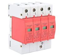 Parafoudre Domestique 4P 40-80KA Dispositif de Protection de Basse Tension sur Rail DIN, Dispositif de Protection Contre Les Surtensions 385V AC