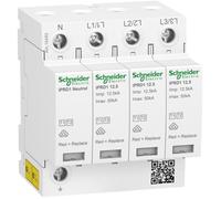 Schneider Electric – Parafoudre Acti9 iQuick PF10 A9L16618 3P+N 230/400V 10kA avec câble de terre