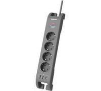Philips Multiprise parasurtenseur SPN4140GA/19 4 prises + Type-C + 2x USB-A 2 m Gris