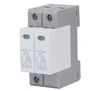 Parafoudre photovoltaïque 10 kA à 20 kA 2P, parafoudre PV avec Montage sur Rail de 36 mm, Dispositif de Protection Contre Les surtensions pour systèmes solaires 1000 V, boîtier IGN