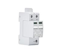 Parafoudre photovoltaïque solaire économique 2P 20KA 40KA 250V 500V 1000V, dispositif de Protection contre la foudre, efficacité(20-40KA DC500V)