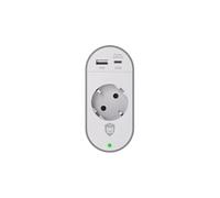 Parafoudre Prise GSchuko Type F 540J avec 2 Ports USB-A/USB-C PD Blanc