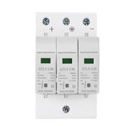 Parafoudre solaire photovoltaïque 2P/3P DC SPD 500V-1000V 40/60KA | 2P/3P DC SPD 500V-1000V 40/60KA, protection contre les surtensions(3P,500V 20-40KA)