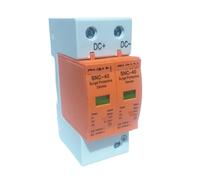 Parafoudre SPD DC 500V 800V 1000V 2P DC1000V 20KA 40KA, parafoudre basse tension, rail domestique, protecteur à 2 pôles(DC800V)