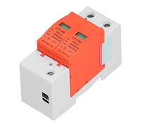 Parafoudre Tension 2P, Protecteur Photovoltaïque DC 20-40KA 1000V, Installation Rail Simple - Protection Fiable Contre Surtension, Fenêtre Visuelle, Usage Solaire