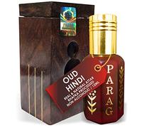 Parag Fragrances Oud Hindi Attar 1 Tola / 12Ml (Grade1) With Handcrafted Wooden Box (Natural, Bhapka Processed, Long Lasting & Alcohol Free Attar)