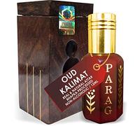 Parag Fragrances Oud Kalimat Attar 1 Tola / 12Ml (Grade1) With Handcrafted Wooden Box (Natural, Bhapka Processed, Long Lasting & Alcohol Free Attar)