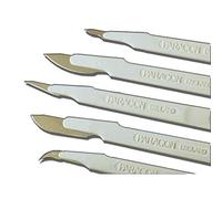 Paragon - Bistouri jetable, stérile, taille no. 20, Acier Inoxydable, Renfort de Protection de Lame, Paquet de 10 Scalpels en Sachets Individuels