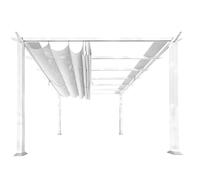Paragon Outdoor Aluminium Pergola Florida 1111 White 350x350x235 cm