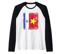 Paraguay Vietnam Demi-Drapeau Histoire du Vietnam Manche Raglan