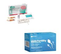 parahealth Kit de test de santé pour homme : fertilité et carence en fer (ferritine) - Test rapide pour la qualité du et le statut du fer, analyse en laboratoire incluse, utilisation à domicile