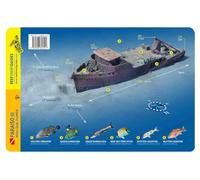 Paraiso III Wreck Miami-Dade Florida Reef Smart Waterproof Dive Card