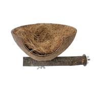 Parakeet Bird Nest, Warm Cage Breeding House, Anti Pecking Bird Sleeping Habitat with Soft Inner Lining Structure, Winter Cockatiel Conure Lovebird Nesting Home for Pet Use, Aviary Accessory