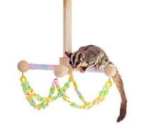 Parakeet Cockatiel Bird Toys - Bird Perch Birds Cage Accessories, Birds Swing, Interactive Wooden Small Pet Swing Toy, Cockatiel Playing Exercise Toy For Hamster Guinée Gerbil Ferret Hedgehog Chinchil