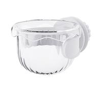 Parakeet Feeder, Bird Feeder for Cage, Drinking Parrot Macaw Cockatiel Outdoor, Portable Anti-Spill Dish for Feeding, Aviary Garden Travel Carrier