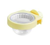Parakeet Food Dish, Large Bird Feeding Cups, Portable Water Bowl Cages with Clamp, 3.78x2.83in Chinchilla Small Pet Feeder, Watering Supply for African Greys, Conures, Other Birds