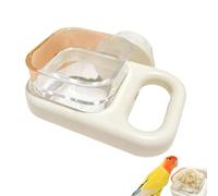 Parakeet Food Dish, Portable Bird Feeding Dish Cups, Cage Accessories, Durable Water Bowl,3.39x2.87x1.73 inches for African Greys, Conures, and Small Bird