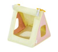 Parakeet Nest Box, Cozy Hanging Bird Hammock, Four-Season Plush Parrot House, 6.69x6.3x5.91 inch Warm Sleeping Bed Cage for Budgies, Cockatiels, Lovebirds, Finches