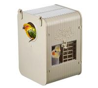 Parakeet Nest Box | Lovebird Nesting Box - Visual Spacious Parrot Shelter Built-in Ladder for Nature Conservation Feeding Place Garden Decoration and Others