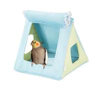 Parakeet Nest, Cozy Hammock Bed, Soft Hanging, Four Season Parrot House, 17x16x15cm/6.69x6.3x5.91 inches, Warm Shelter for Bird Cages in Home, Pet Room, Bedroom, Café