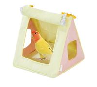 Parakeet Nesting Box, Bird Hammock, 17x16x15cm/6.69x6.3x5.91 inches Parrot House, Soft Warm Design, Four Seasons Use, for Home, Pet Room, Bedroom, Cafe Cloth
