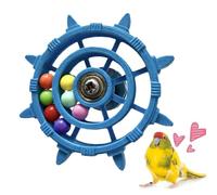 Parakeet Toys Moulin à vent rotatif pour animaux