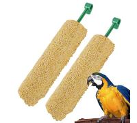 Parakeet Treats Sticks - 2 Pieces Bird Snacks | Training Food Rewards Chewing Foraging Snacks | 14x2.5x2.5cm, Grain, 200g, for Myna Parakeet Finch Conure Parrot Cockatiel Lovebird Canary