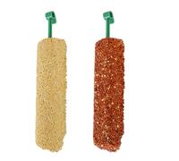 Parakeet Treats Sticks, Bird Snack Rewards, 2 Pack Foraging Food, 14cmx0.98 inches Nutritious Training Support Enrichment Seed Blend for Parrot Canary Finch Conure Healthy Diet Use